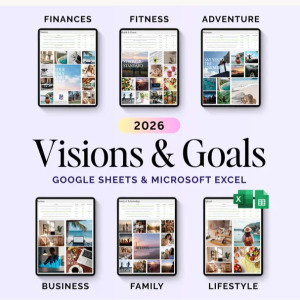 Tableau de visualisation - Vision Board & Objectifs