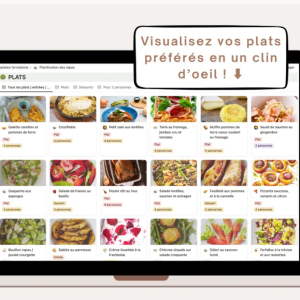 Planificateur de repas & liste de courses automatique