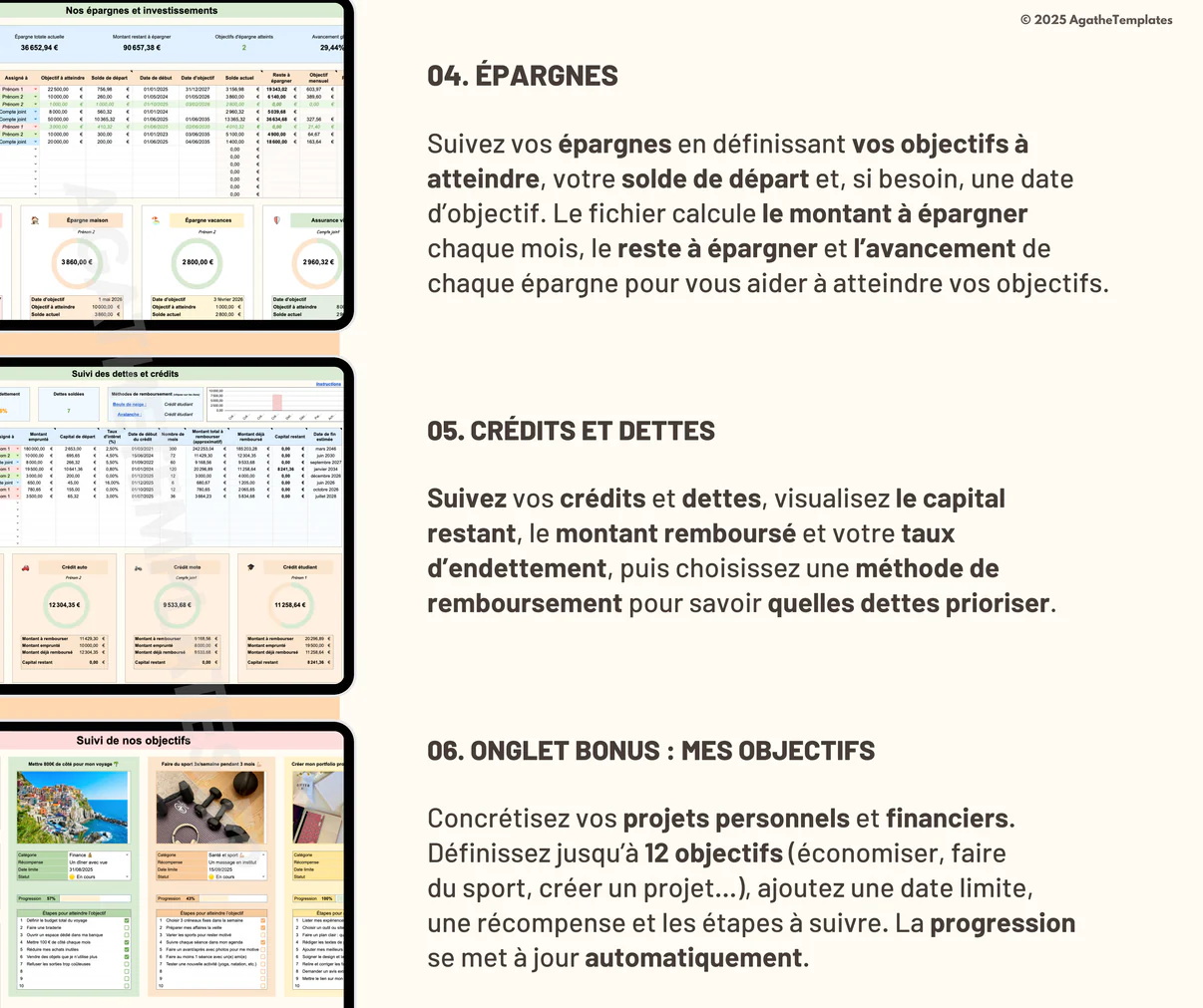 Budget Mensuel et Annuel ( Simple Budget Tracker ) – Image 7